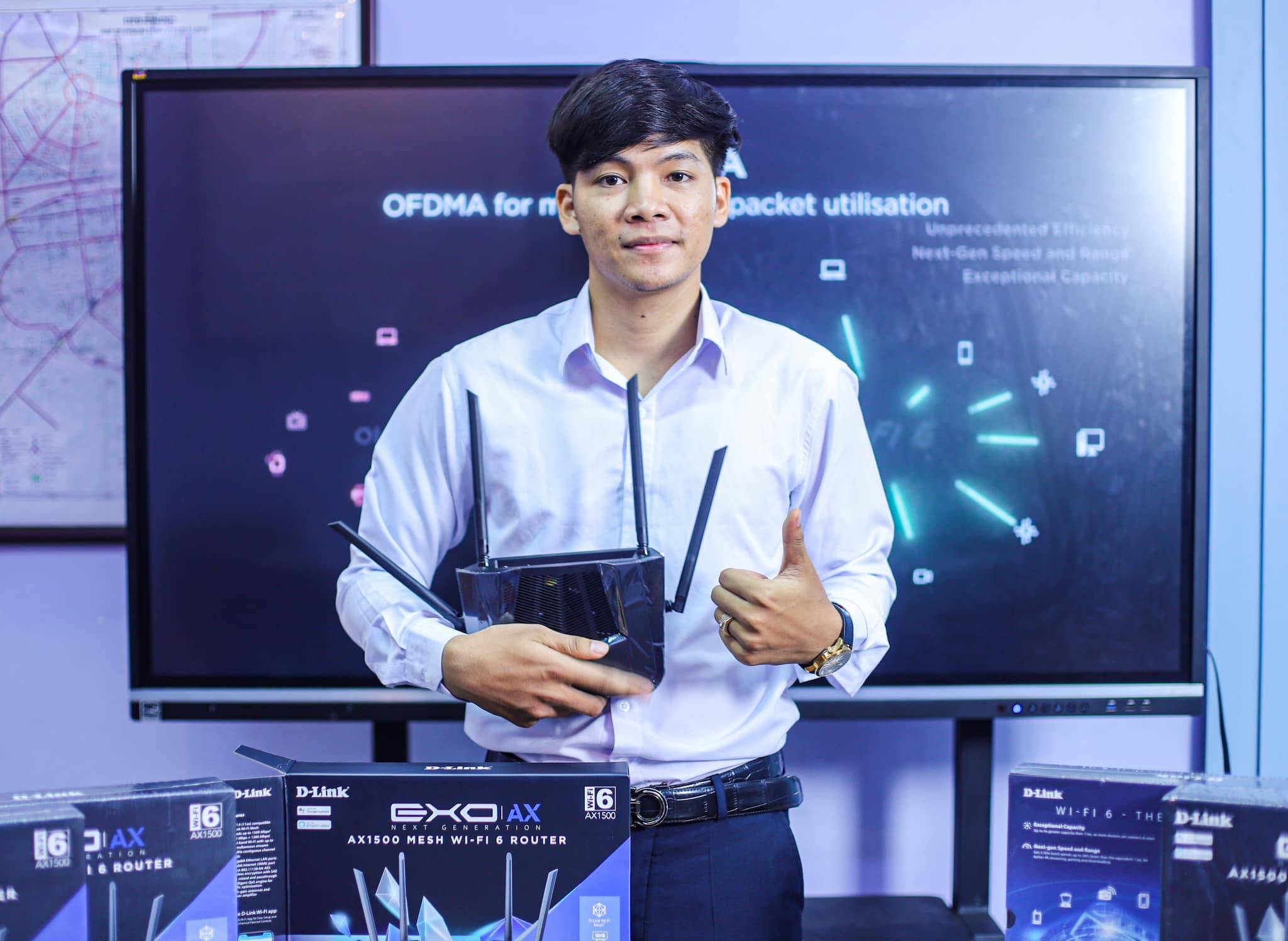 DIR-X1560​ ជាប្រភេទ AX1500 Wi-Fi 6 Router បច្ចេកវិទ្យាចុងក្រោយ របស់ D-Link